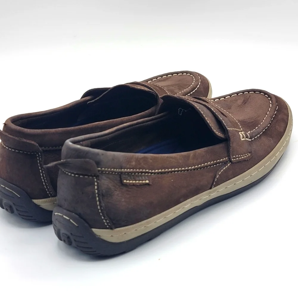 Cole‎ Haan Brown Suede Claude Penny Loafer Size 10 #1375